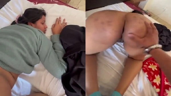 BF fair ass pressing Hindi Sexy Bf teasing