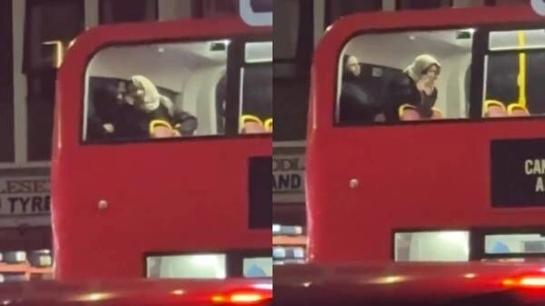 Hijab girls bus XXX Hindi fucking hot