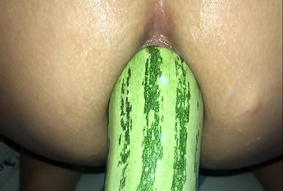 Massive Cucumber in Pussy XXX MMS