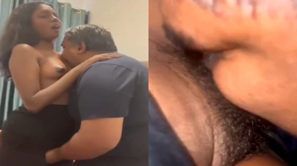 Old man boobs licking Desi Chut sensual