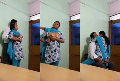 South Indian Couple’s Office Sex in Hindi Sexy Bf