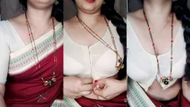 Telugu Homemaker’s Dehati Bf Oil Rubbing