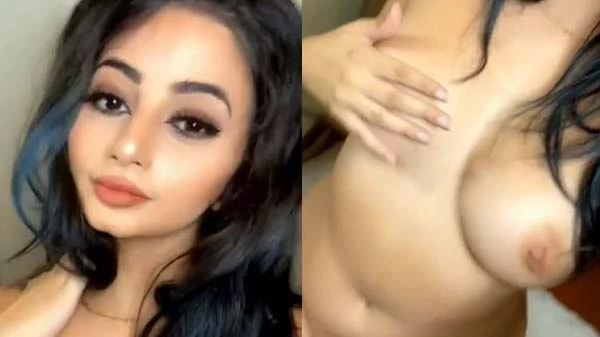 Young Woman Showing Breasts in Bf Video Clip